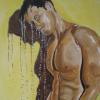 'Daniel Dripping Wet' 24" X 30" Acrylic on Canvas Galley Wrap
